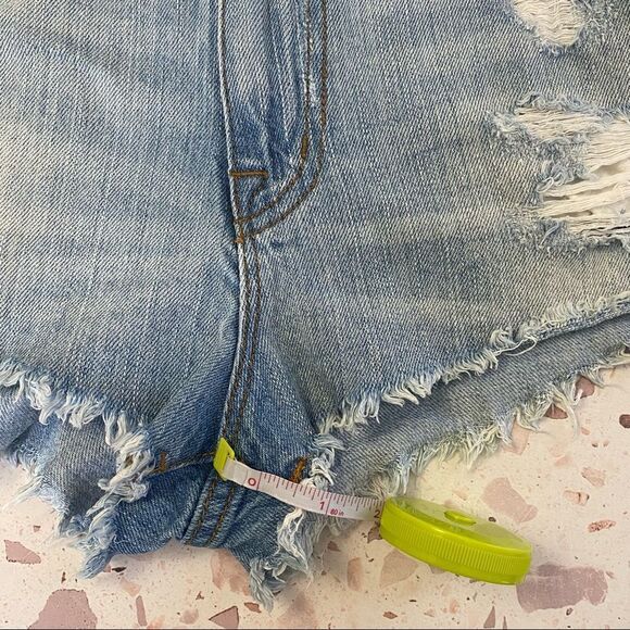 BDG High Rise Dree Cheeky Jean Shorts - Picture 12 of 15